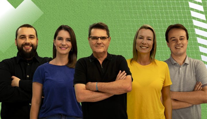 Elenco experiente estreia no Ric Esporte Clube para a maior cobertura esportiva do Paraná 